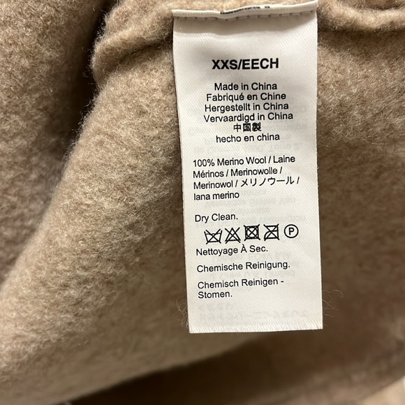 Madewell Herringbone Mattson Sweater Coat Size XXS - Picture 11 of 12